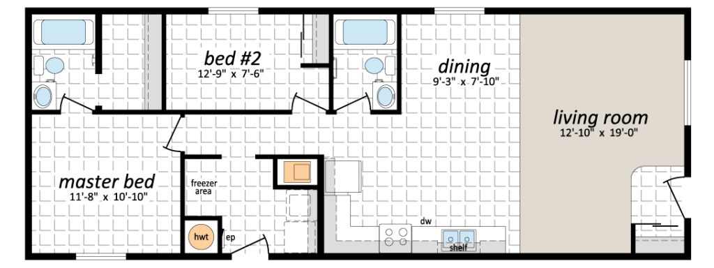 AF-2052 20′ Wide Affinity Series